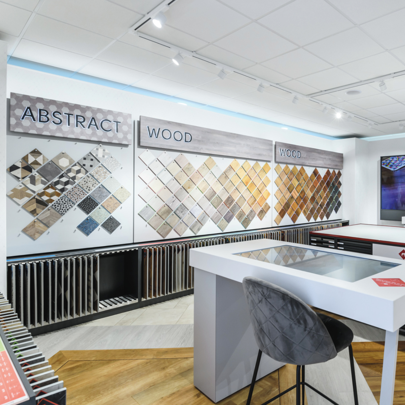 Karndean Commercial Inspire showroom display in Evesham