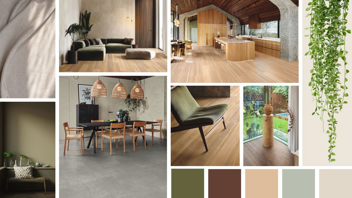 2025 LVT Flooring interior trends Sustainable sanctuary