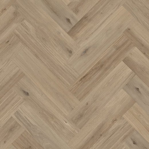 Van Gogh Canadiuan Urban Oak herringbone mid brown LVT flooring