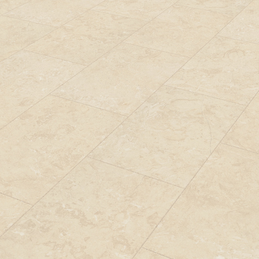 Natural Limestone Knight Tile LVT flooring by Karndean laid at an angle
