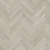Clay Artisan Oak light grey herringbone lvt flooring from above